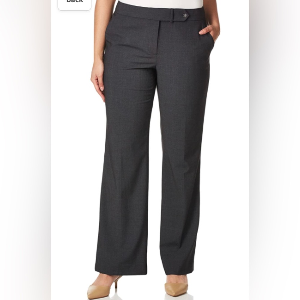 * SALE * Calvin Klein Straight Leg Classic Fit Pants - Charcoal BNWT